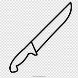 Knife Drawing Coloring Fork Book Transparent Clipart Background Hiclipart sketch template
