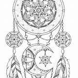 Dreamcatcher Printables Figuras Atrapasueños sketch template