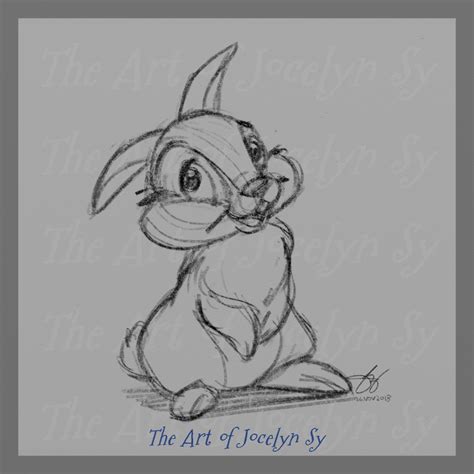 bunny rabbit pixie dust thumper sketch
