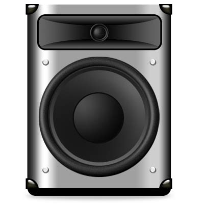 audio speaker png transparent image  size xpx