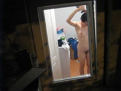 peeking at naked women in windows