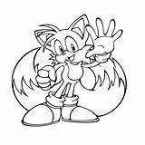 Hedgehog Tails Prower Kleurplaten Ausmalbild Leukvoorkids Sega sketch template