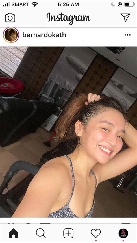 sexy and fit kathryn bernardo shares her post workout selfies push