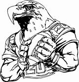 Coloring Eagles Football Pages Eagle Philadelphia Mascot Nfl College Printable Mascots Logo Drawing Florida Patriots Color Gators Player Steelers Boys sketch template