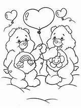 Coloring Care Bears sketch template