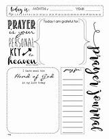 Prayer Journal Template Printable Printables Prayers Bible Study Start Pages Meaningful Kids Devotional Scripture Mothersniche Journals Card Gratitude Advent Choose sketch template