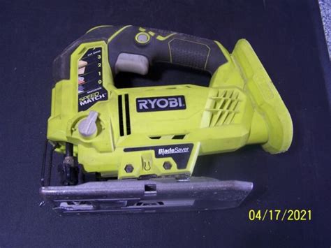 Ryobi P524 18 Volt One Cordless Brushless Jig Saw Tool Only For Sale