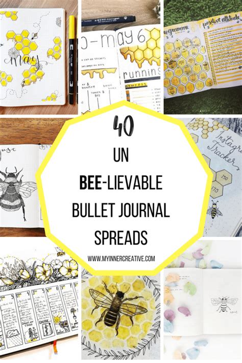 40 more stunning bee and honey bullet journal spreads my inner creative