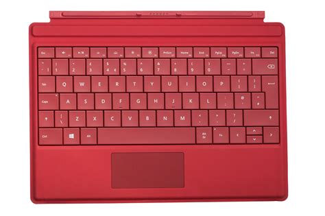 keyboard surface type cover pro  red grade  british computers surface keyboards case