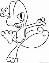Pokemon Treecko Coloring4free 2021 Coloring Characters Printable Pages A4 Related Posts sketch template