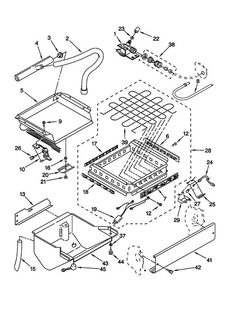 evaporatorice cutter gridwater diagram parts list  model kuisfbl kitchenaid parts ice