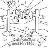 Coloring Pages Easter Church Getcolorings Sunday sketch template