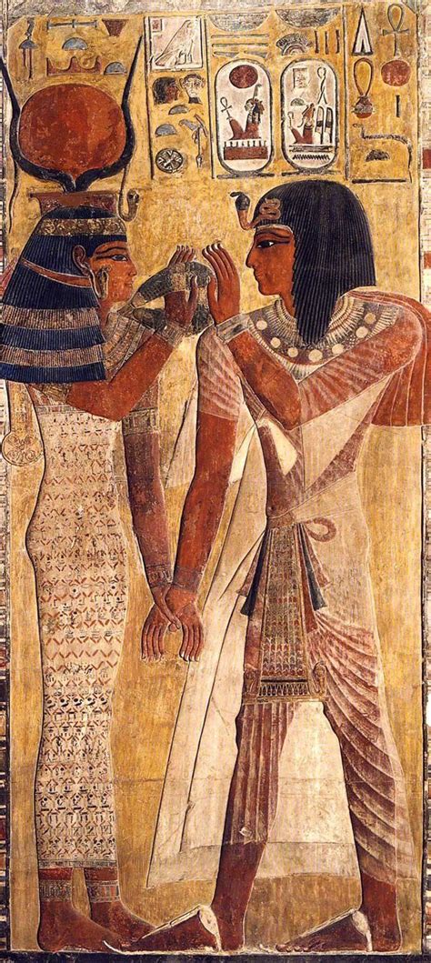 Ancient Egyptian Reproduction Art Print The Goddess Hathor Etsy