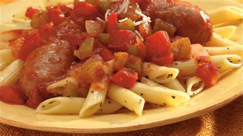 Penne With Italian Sausage And Peppers Recipe