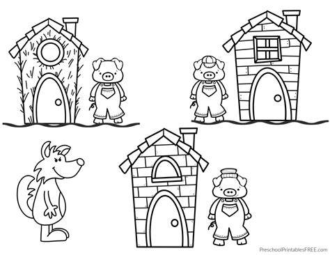 pigs characters printable