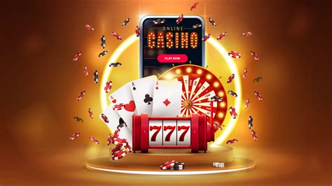casino banner  smartphone casino slot machine casino roulette playing cards