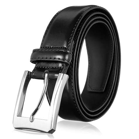kml mens belt genuine leather dress belts  men  single prong buckle classic