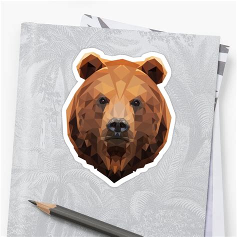 bear stickers  edwardmhz redbubble