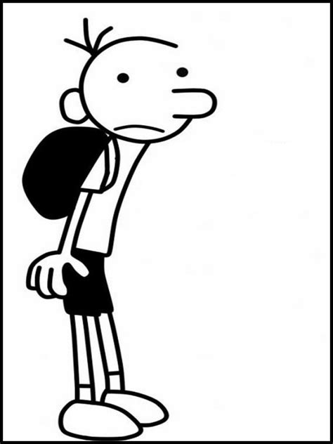 diary   wimpy kid  printable coloring pages  kids kid coloring