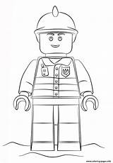 Coloring City Lego Pages Fireman Printable Ausmalbild Colorear Para Dibujos Color Print Ausmalbilder Book Pintar Kostüm Feuerwehr Visit Birthday Gemerkt sketch template