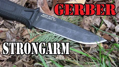 gerber strongarm knife review finally  good youtube