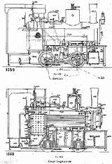 Locomotive Decauville Steam Train Plans Engine Railway Scale Blueprints Gauge Model sketch template