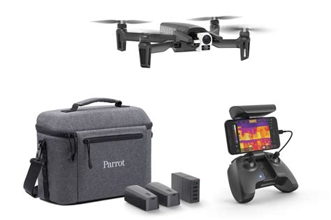 parrot unveils thermal imaging drone uav canada