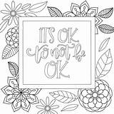 Coloring Pages Printable Motivational Quotes Inspirational Book Zentangle Adult Sheets Quote Color Etsy Mandala Sold Paper Choose Board sketch template
