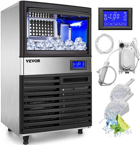 Buy Vevor 110v Commercial Ice Maker 110lbs24h With 39lbs Bin And