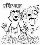 Nut Coloring Job Printable Pages sketch template