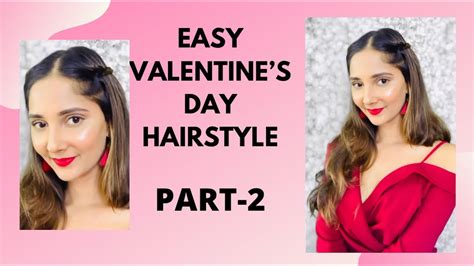 easy   hairstyle quick  easy hairstyle easy valentines day