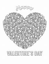 Coloring Valentines Pages Adult Printable Valentine Adults Moeilijk Happy Valentijn Heart Kids Kleurplaat Kleurplaten Sheets Hearts Nerdymamma Print Pdf Collage sketch template