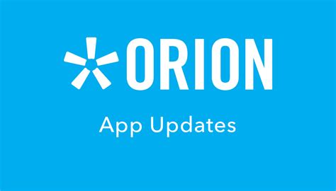 orion app updates reporting trading  data queries