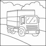 Coloring Vehicles Camion Online Truck sketch template
