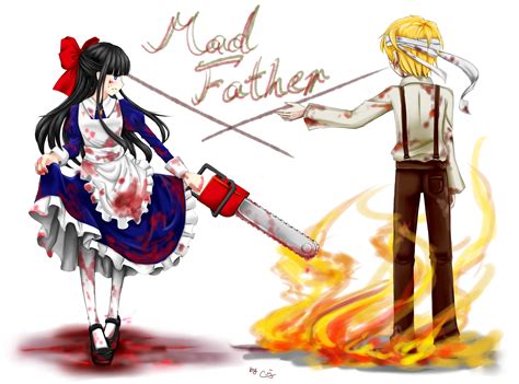 mad father fanart aya and dio mad father and misao juegos indies videojuegos rpg maker
