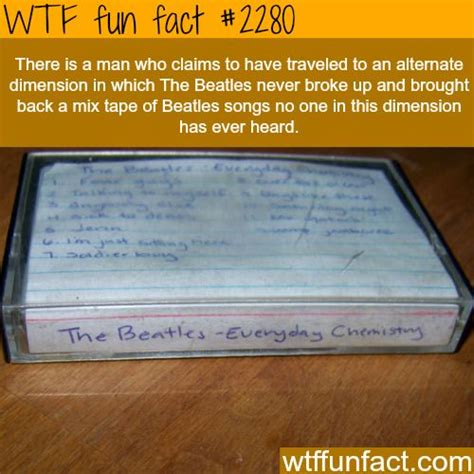 The Beatles Everyday Chemistry Wtf Fun Facts Story