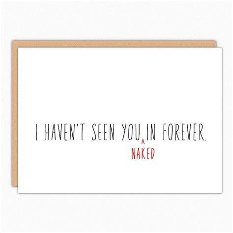 Miss You Sex Card Missing You Card Naughty Social Distancing Etsy