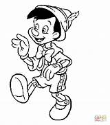 Pinocchio Pinokio Kolorowanki Pinocho Kolorowanka Pinoquio Disegno Druku Colorear Pinokkio Kleurplaat Tego Supercoloring sketch template