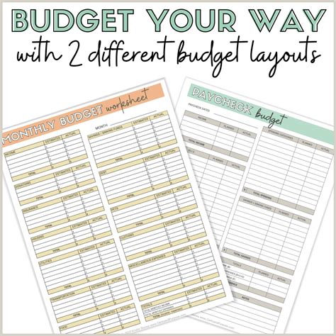 budget      printable budget binder