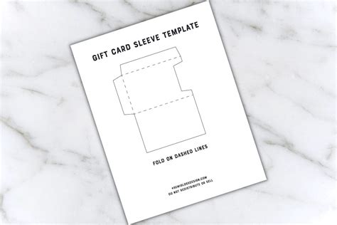 gift card sleeves  christmas semigloss design