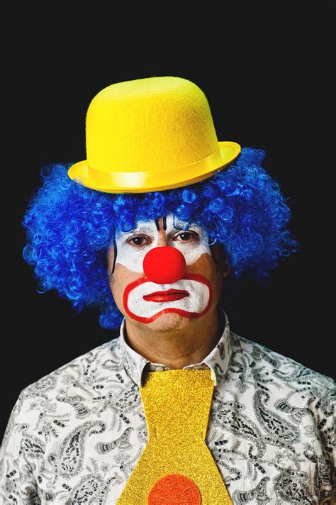 sad clowns marin  caval emotional photography