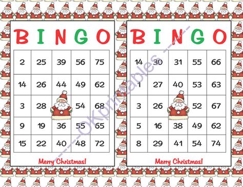 printable blank bingo cards    bingo cards numbers
