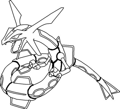 pokemon rayquaza coloring pages coloring home