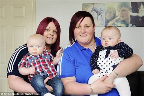 lesbian couple give birth within three weeks of each other daily mail online