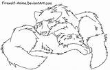 Anime Wolf Coloring Lineart Pages Firewolf Couple Drawing Wolves Outline Comfort Cute Couples Drawings Two Deviantart Fight Friends Template Horse sketch template