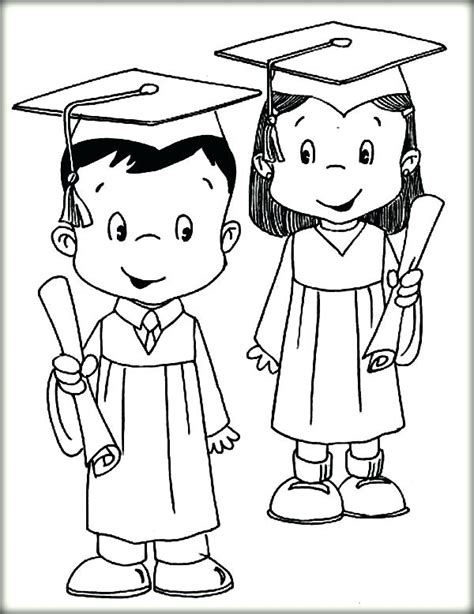 preschool graduation coloring pages  getcoloringscom