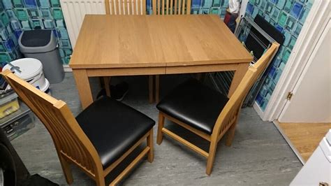 argos extendable dining table   chairs  ardwick manchester