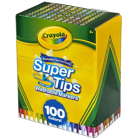crayola super tips marker set washable markers assorted colors art
