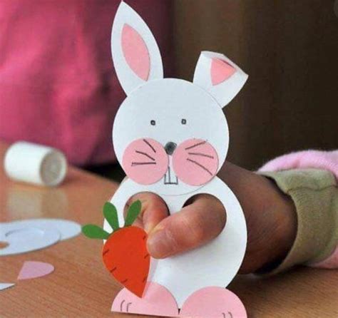 rabbit craft ideas  kids kids art craft