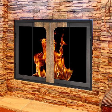 Maxfield Masonry Fireplace Glass Door Woodland Direct